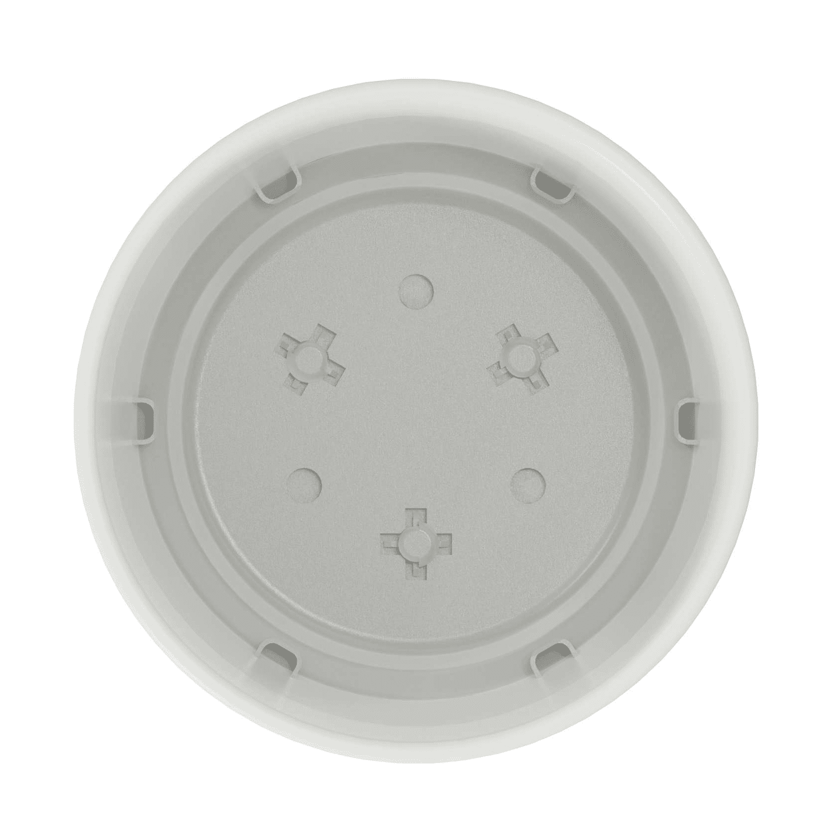 Mainstays Core 8.6" x 8.6" x 7.6" Round Vanilla Dream Plastic Planter