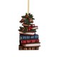 thumbnail image 5 of 1 pieza de colgante de acrílico con forma de libro de árbol de Navidad en 2D para amantes de los libros de Navidad, colgante para espejo retrovisor interior del coche, accesorios exquisitos para, 5 of 9