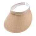 thumbnail image 1 of CSChome Linen Hat Unisex Adjustable Hat - Empty Top Wide Brim UV Protection Breathable, 1 of 7