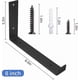 thumbnail image 3 of Black Shelf Bracket, 2 Pcs, 3 of 5