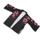 thumbnail image 4 of Men Cover Up Top Bracelet Sleeve Open Front Jacket Color Printing Decor Top Japanese Style Black M, 4 of 22