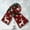 Wine, variant on Dvkptbk Christmas Scarfs for Women Ladies Scarf Christmas Snowflake Print Warm and Comfortable Winter Shawl Scarf Clothes on Clearance