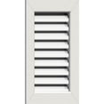 thumbnail image 2 of Ekena Millwork 12"W x 20"H Rectangle Gable Vent (17"W x 25"H Frame Size) Functional, PVC Gable Vent with 1" x 4" Flat Trim Frame, 2 of 14