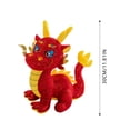 thumbnail image 2 of Red Golden Doll Toy Year Mascot Zodiac Stuffed Animal Soft Cute Home for Kids Adults Collectors, 2 of 7