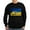 Black, variant on CafePress - Pray For Ukraine Sweatshirt, Stand With Sweatshirt - Classic Crew Neck Sweatshirt