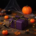 thumbnail image 4 of Halloween Ribbon | 9 Meter Roll of Polyester Decorative Ribbon for Party Decorations, Gift Wrapping, and DIY Crafts | Skull and Candy Corn Pattern | Halloween Party Supplies and Home Decor, 4 of 6