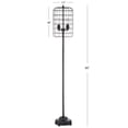 thumbnail image 4 of JONATHAN Y Odette 65" Industrial Metal Floor Lamp, Black/Silver, JYL4030A, 4 of 7