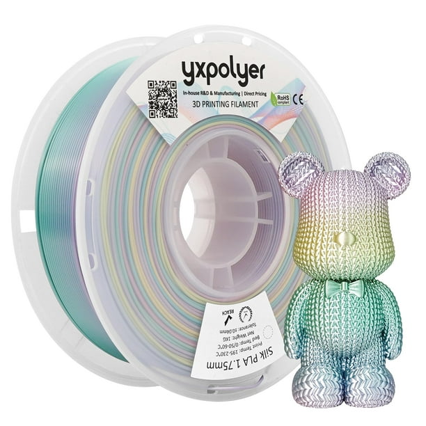 Filamento para impresora 3D YXPOLYER PLA Premium 1,75 mm 1 kg