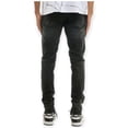 thumbnail image 3 of KDNK Men Shadow Rip And Repair Denim Jeans( Black), 3 of 5