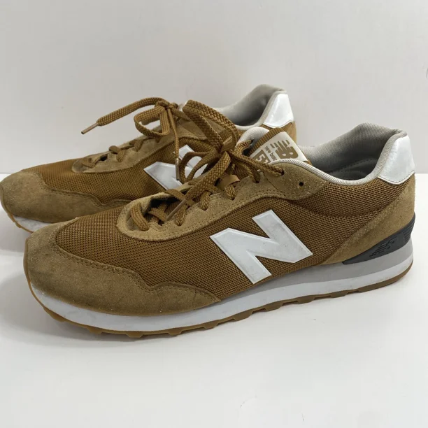 New Balance 515 V3 Mens Sz 12 Wheat Brown White Casual Shoes Sneakers ML515HN3