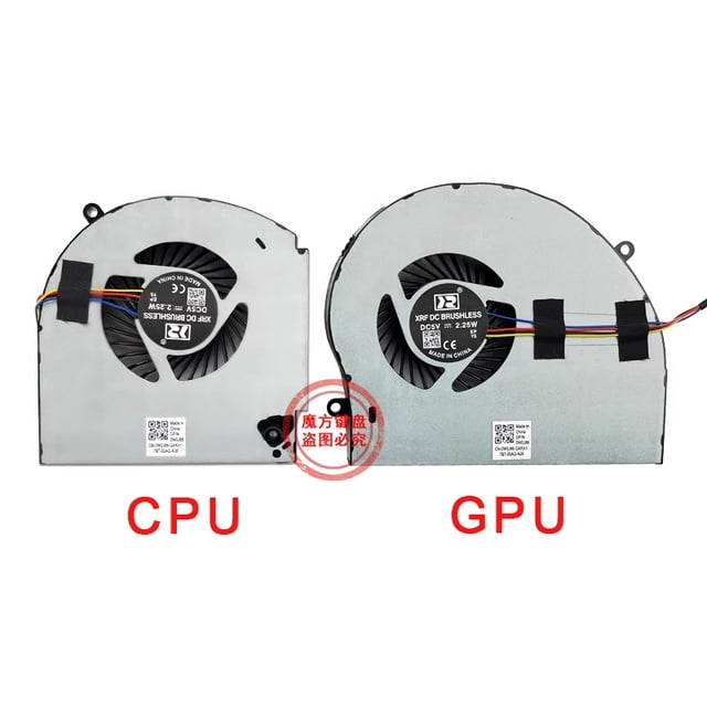 New CPU GPU Cooling Fans For DELL Alienware 17 R4 17 R5 P31E 17-R4 Laptop MG75090V1-C060-S9A MG75090V1-C070-S9A 1 set