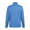 thumbnail image 5 of CORE365 CE73 Men's Venture Heathered Stripe Quarter-Zip Pullover-True Royal/ White-S, 5 of 6