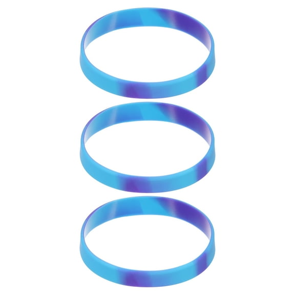 Bracelets Wristbands 1/2 Inch Width 8" Length Blue Purple for Sports Club Group Games Party Favors
