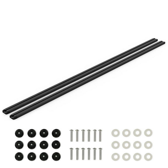 Yakima HD Track 54 Inch Car Roof Top Rack Mounting System with CapNuts