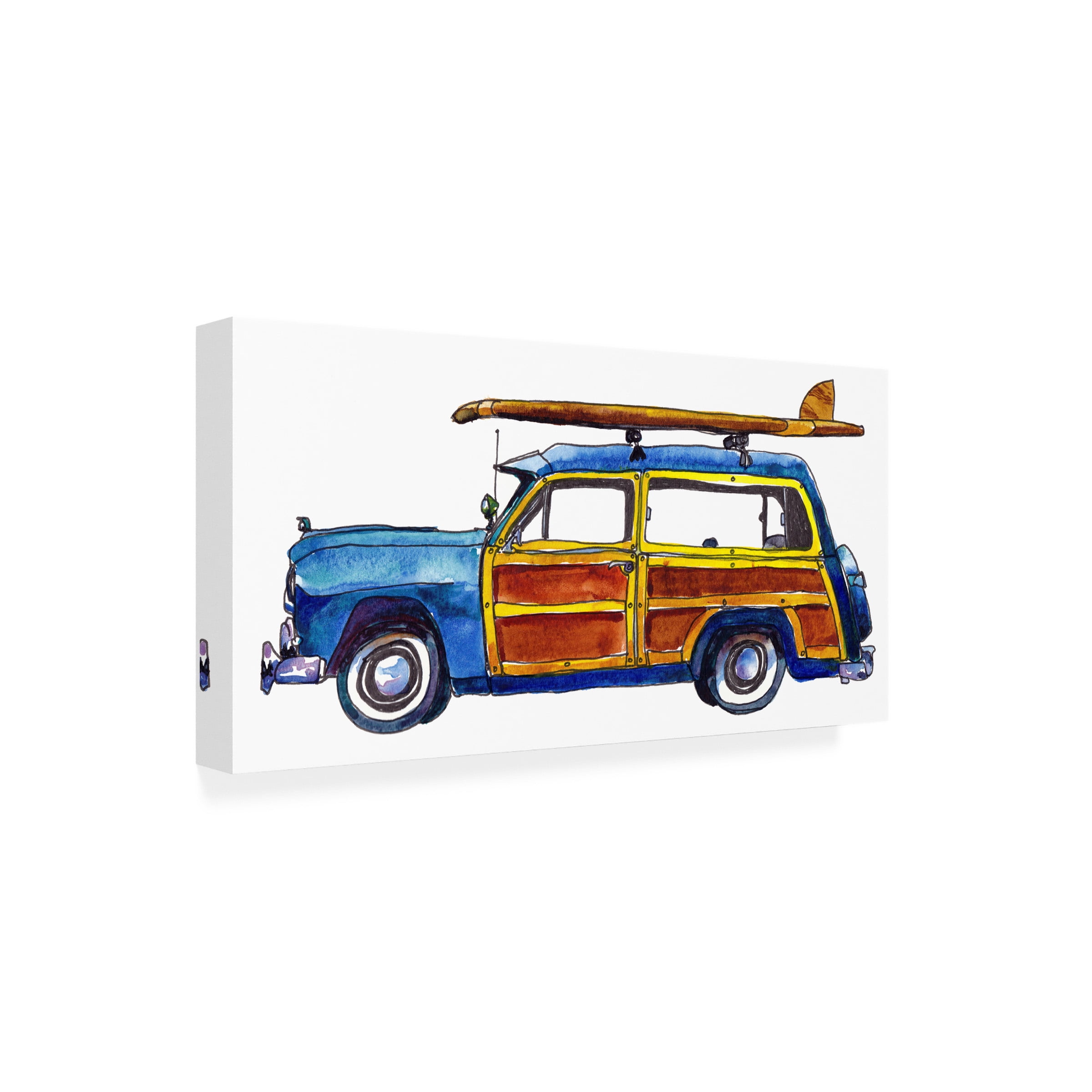 Paul McCreery 'Surf Car IX' Canvas Art