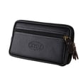 thumbnail image 2 of Xinyolin Men Vintage Faux Leather Fanny Pack Waist Bag Travel Hiking Phone Holder Purse, 2 of 8