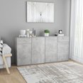 thumbnail image 1 of vidaXL Sideboard Concerte Grey 160x36x75 cm Engineered Wood, 1 of 5