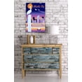 thumbnail image 3 of Atlantic City, New Jersey, Retro Skyline Chromatic Series (16x24 Giclee Gallery Art Print, Vivid Textured Wall Decor), 3 of 3