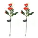 thumbnail image 1 of Luz LED Solar para Jardín Jadeshay 2 Piezas Rosa Artificial IP65, 1 of 8