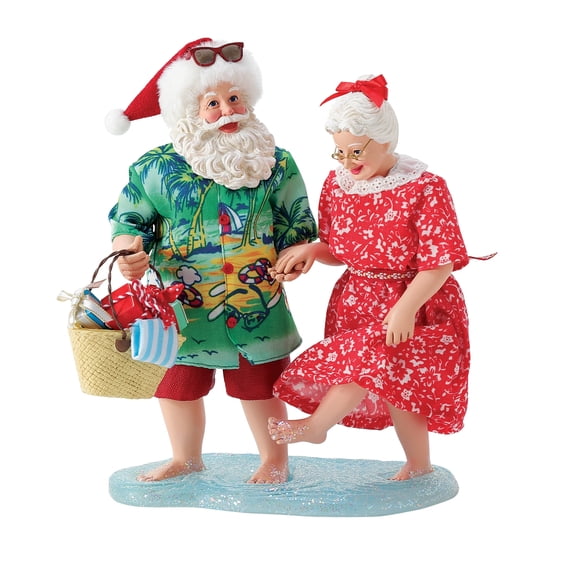 Department 56 Possible Dreams A Walk on the Beach Christmas Figurine 10.5in H
