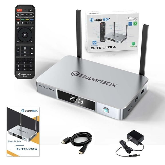 SuperBox S6 Elite Ultra 4g Ram 128g Storage with Newly Updated Voice Command Remote and keypads
