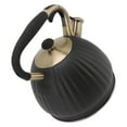 thumbnail image 6 of 3.5L Stainless Steel Whistling Kettle, Black Pumpkin Design, Stovetop Teapot With Loud Whistle Alert, 6 of 6