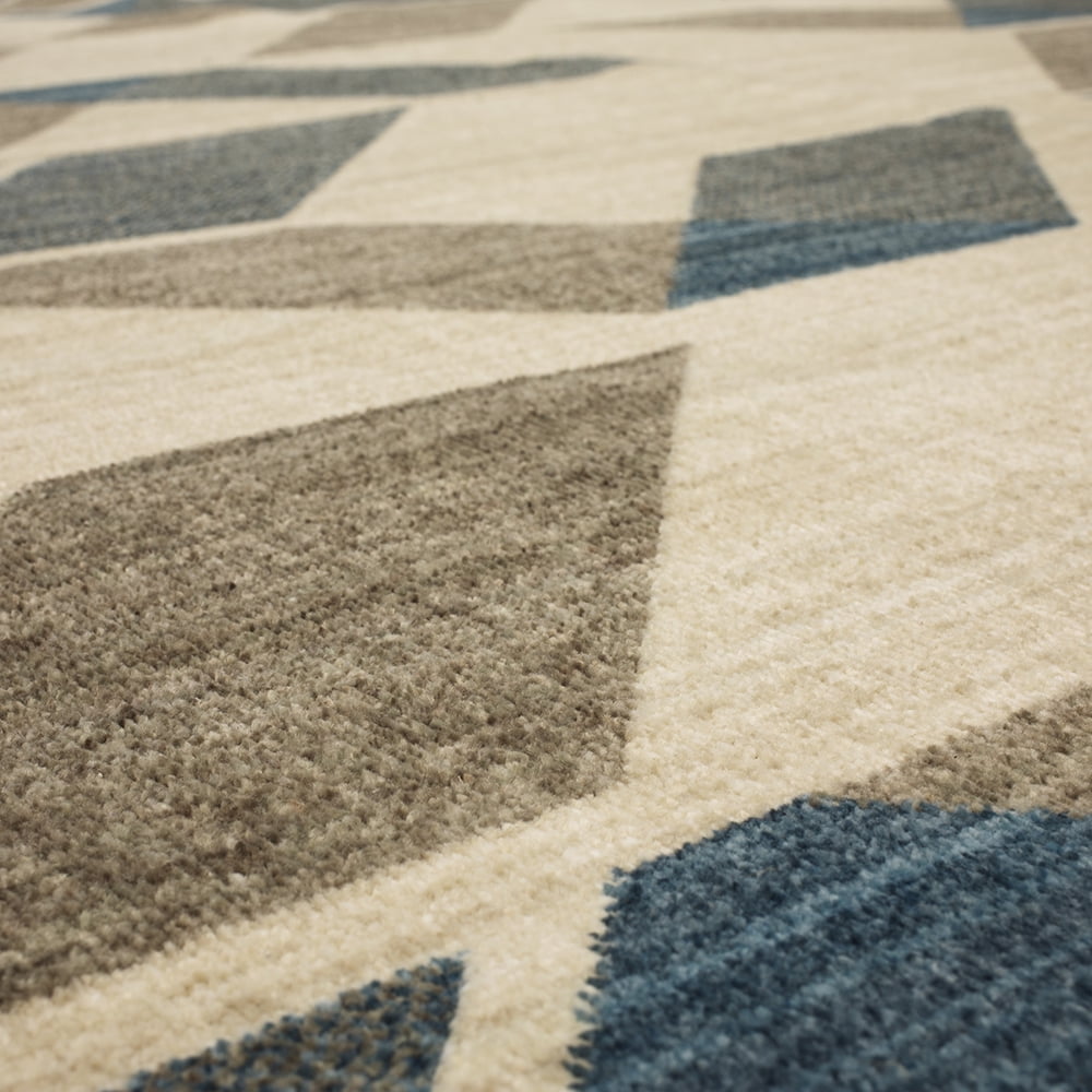 Mohawk Home Vaughan Woven Indoor Area Rug, Blue, 8' x 10'