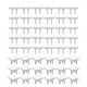 thumbnail image 3 of 50 protectores de enchufes de seguridad para niños y bebés (blanco, 30 de dos enchufes y 20 de tres), 3 of 6