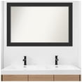 thumbnail image 3 of Amanti Art Custom Wall and Bathroom Mirror (30 x 45 in.), Corvino Black Frame, 3 of 7