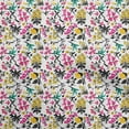 thumbnail image 1 of oneOone Cotton Poplin Twill White Fabric Asian Japanese Floral Fabric For Sewing Printed Craft Fabric By The Yard 56 Inch Wide, 1 of 4