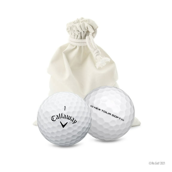 Callaway Hex Tour Soft - Quantity 12 in Eco-Friendly Bag (Professionally Recycled)