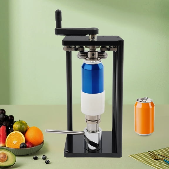 7.09*5.91*14.57in Manual Can Sealing Tool Hand Rotary Sealing Machine Can Sealer for Homes, Bars, Cafes