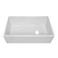 thumbnail image 5 of Whitehaus WHLW3019 30" Reversible Single Bowl Front Apron Fireclay Sink Set, 5 of 6