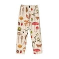 thumbnail image 5 of Daiia Men'S Retro Autum Mushrooms Pants,Bottoms Sleep Lounge,Pajama Pants,Pj Bottoms Drawstring And Pockets-X-Large, 5 of 9