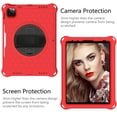 thumbnail image 3 of SaniMore for iPad 10th Generation 10.9" 2022 Case with 360° Rotatable Hand Strap, EVA & PC Case with Pencil Holder & Shoulder Strap Multi-Angle Kickstand Shockproof Protective Case, Red+Black, 3 of 7