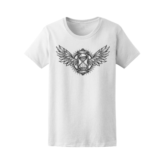 Vintage Hourglass And Wings Tee Men's -Image by Shutterstock