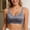 Grey, variant on Women's Shiny Gel Strip Soft Support Lifting Bra Wireless Seamless One Piece Design Side Bust Control Lightweight Shaping Lace Trim V Neck Comfort Tshirt Bralette Beige XXL