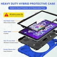 thumbnail image 3 of REQO Case Compatible with Lenovo Tab M10 Plus 10.6 Inch 3rd Gen 2022(Model: TB125FU/TB128FU/TB128XU):with Portable Hybrid Shock-Proof Cover Rotatable Hook&Loop Handle,Shoulder Strap, 3 of 6