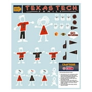Texas Tech Decal (TX TECH FAMILY COLOR (8.5x11"), 8.5x11 in)