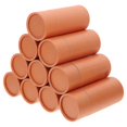 thumbnail image 4 of Kraft Paper Tubes With Lids Cylindrical Shape Tea Spice Storage Protection 10Pcs, 4 of 4