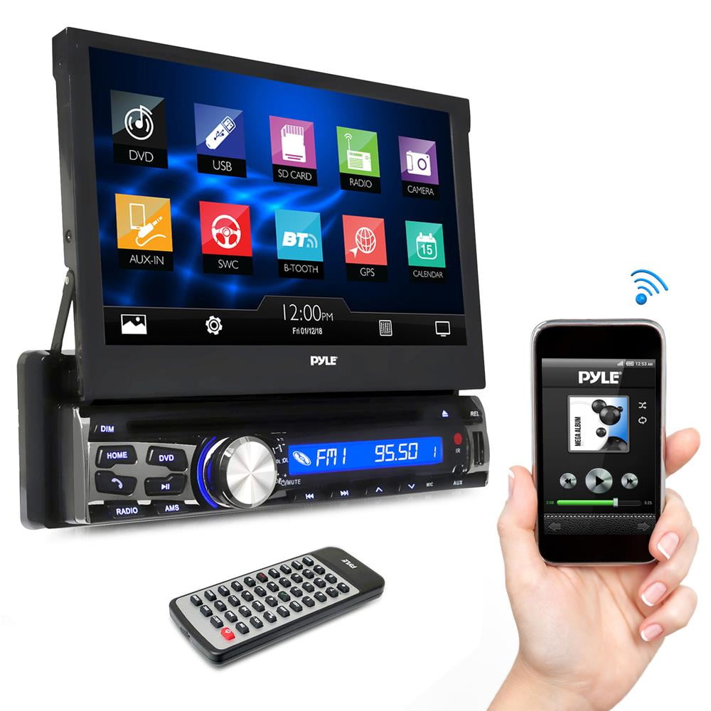 Single DIN In Dash Car Stereo Head Unit 