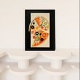 thumbnail image 4 of Margherita With Extra Olives Kandinsky Inspired Abstract Pizza with Vegetables Orange Green Painting Artwork Framed Wall Art Print A4, 4 of 5