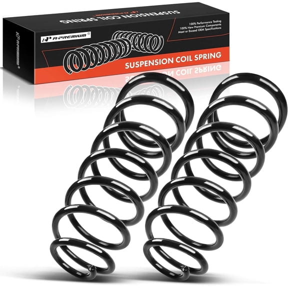 A-Premium 2Pcs Rear Suspension Coil Spring Set Compatible with Toyota 4Runner 1996 1997 1998 1999 2000 2001 2002 Driver and Passenger Side Replace# 4823135140 4823135190