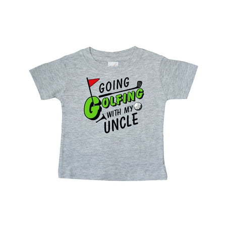 

Inktastic Going Golfing with my Uncle- kids golf Gift Baby Boy or Baby Girl T-Shirt
