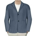 thumbnail image 2 of Xysaqa Men's Lightweight Sport Coats Mens Slim Fitted 2 Button Casual Suits Blazer Jacket Spring Fall Clothes M-5XL（Available in Big & Tall) Dark Gray, 2 of 6