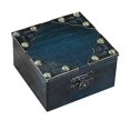 thumbnail image 4 of del tesoro pirata de madera azul, regalo para el Día de la Madre, joyero, contenedor para colgantes, pulseras, anillos, pendientes y baratijas., 4 of 8