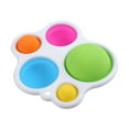 thumbnail image 5 of Simple Dimple Bubble Fidget Toys Sensory Anxiety Relief for Kids Adult Small Popper with Buckle Ring, 5 of 5