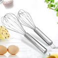 thumbnail image 5 of 3 Pack Stainless Steel Whisk, Wire Whisk for Cooking, Blending, Whisking, Beating and Stirring, Enhanced Version Balloon Whisk,8"+10"+12", 5 of 7