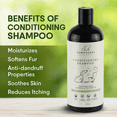 thumbnail image 2 of Conditioning Shampoo for Dogs – Anti-Itch & Anti-Bacterial with Tea Tree Oil & Oatmeal, 6.7 fl oz, 2 of 6