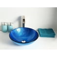 thumbnail image 3 of ANZZI Clavier 16.5" Tempered Glass Bathroom Vessel Sink in Lustrous Blue, 3 of 3